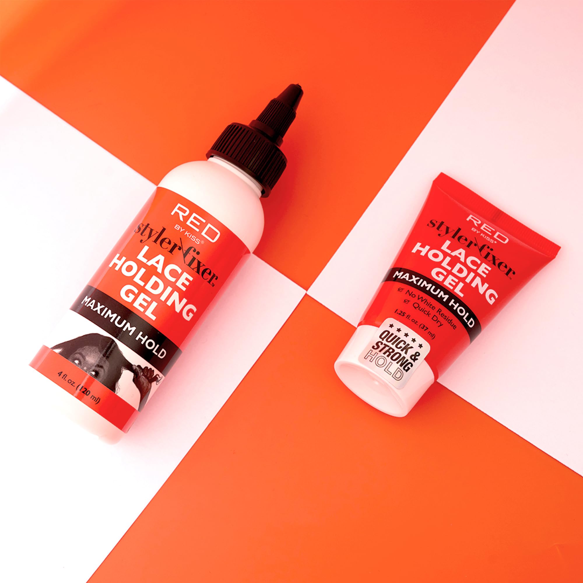 Amazon.com : Red by Kiss Styler Fixer Lace Holding Gel, Long
